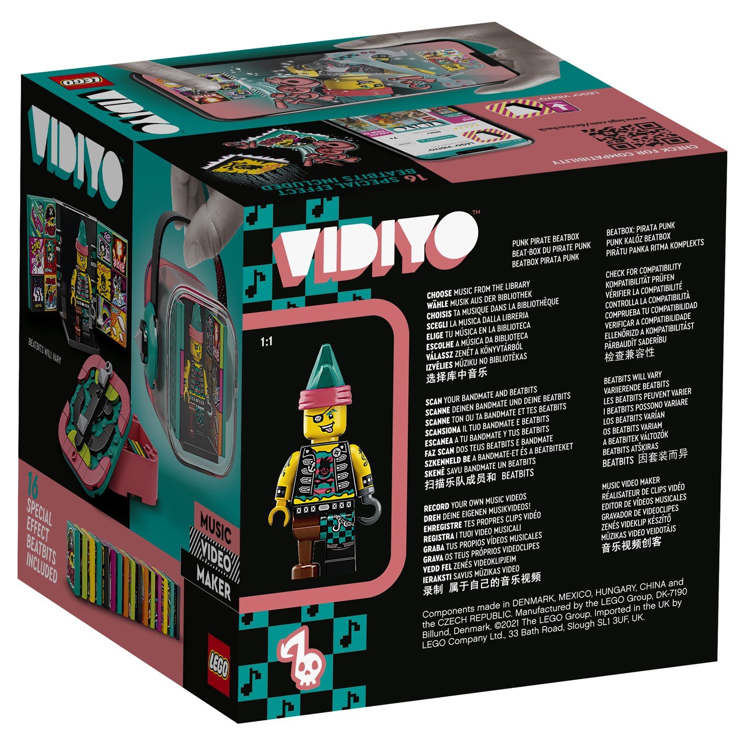 Конструктор LEGO VIDIYO 43103 Битбокс Пирата Панка