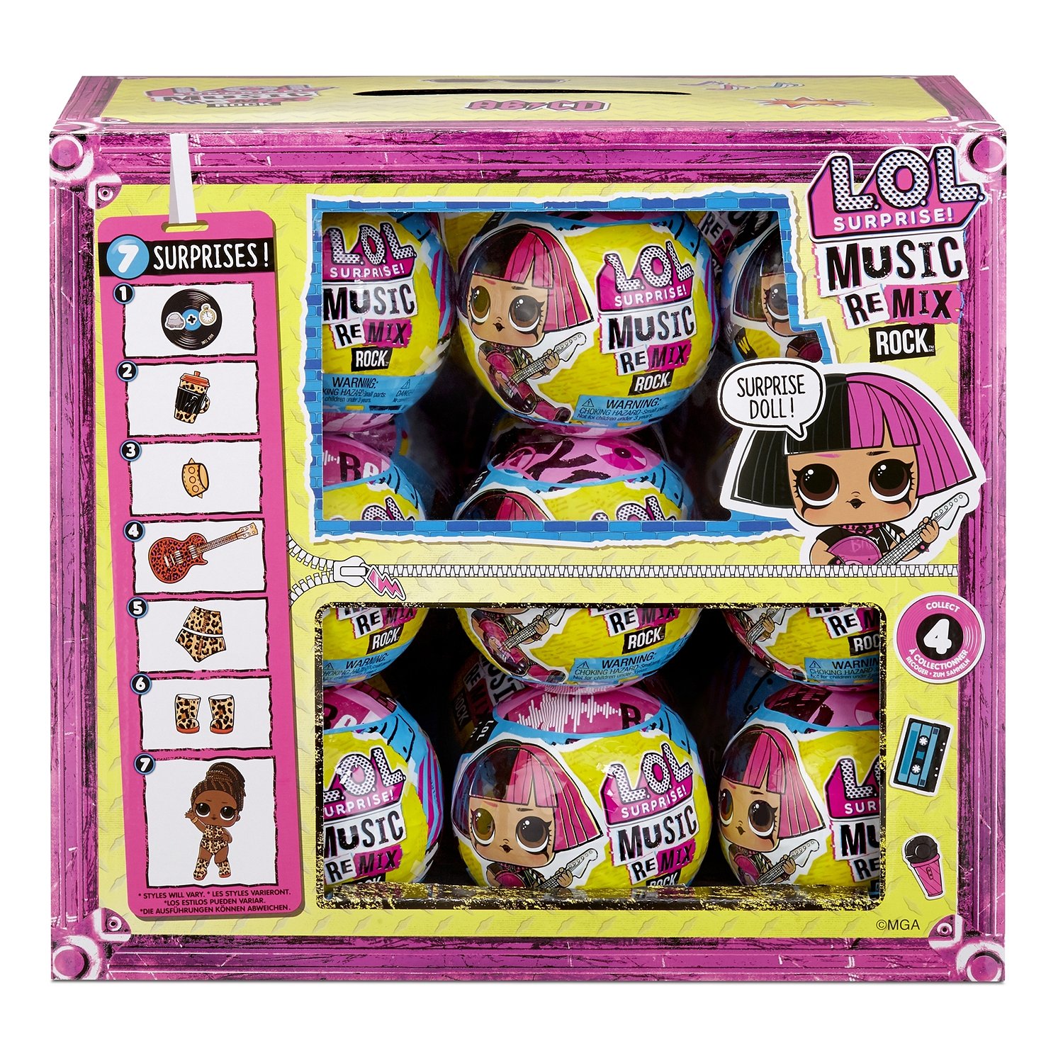 Кукла L.O.L. Surprise! Remix Rock Doll в непрозрачной упаковке (Сюрприз) 577522EUC
