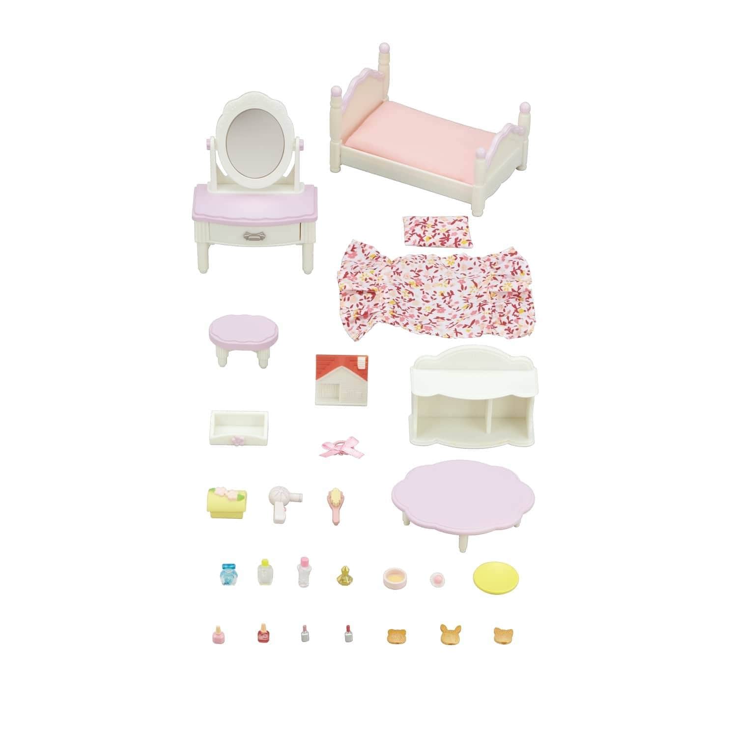 Игровой набор Sylvanian Families Кровать с туалетным столиком 5285