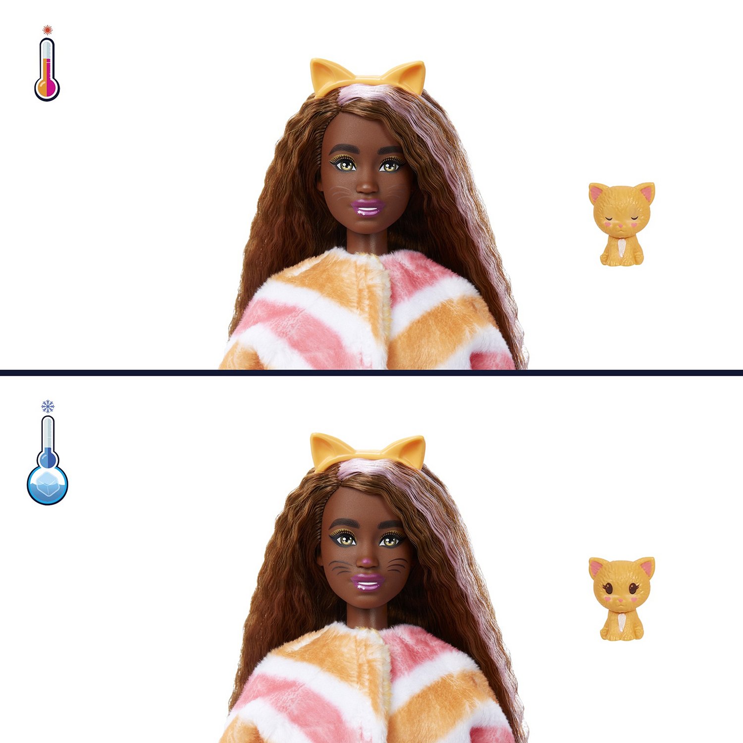 Кукла Barbie Cutie Reveal Милашка-проявляшка Котёнок HHG20
