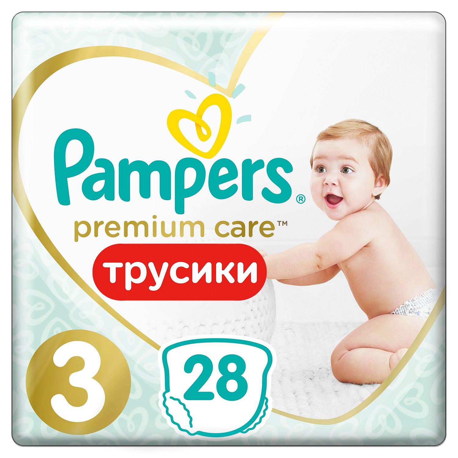 Подгузники-трусики Pampers Premium Care 6-11кг 28шт