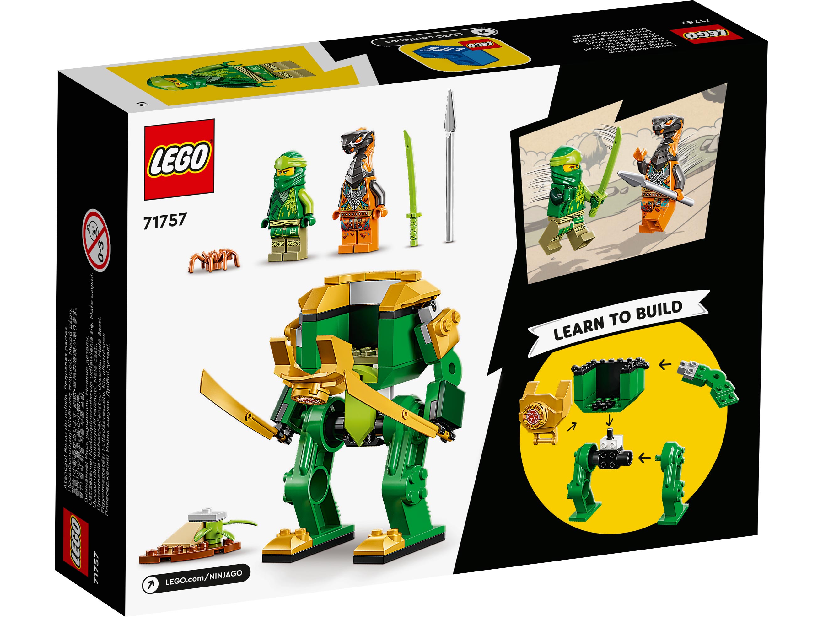 Конструктор LEGO NINJAGO 71757 Робот-ниндзя Ллойда