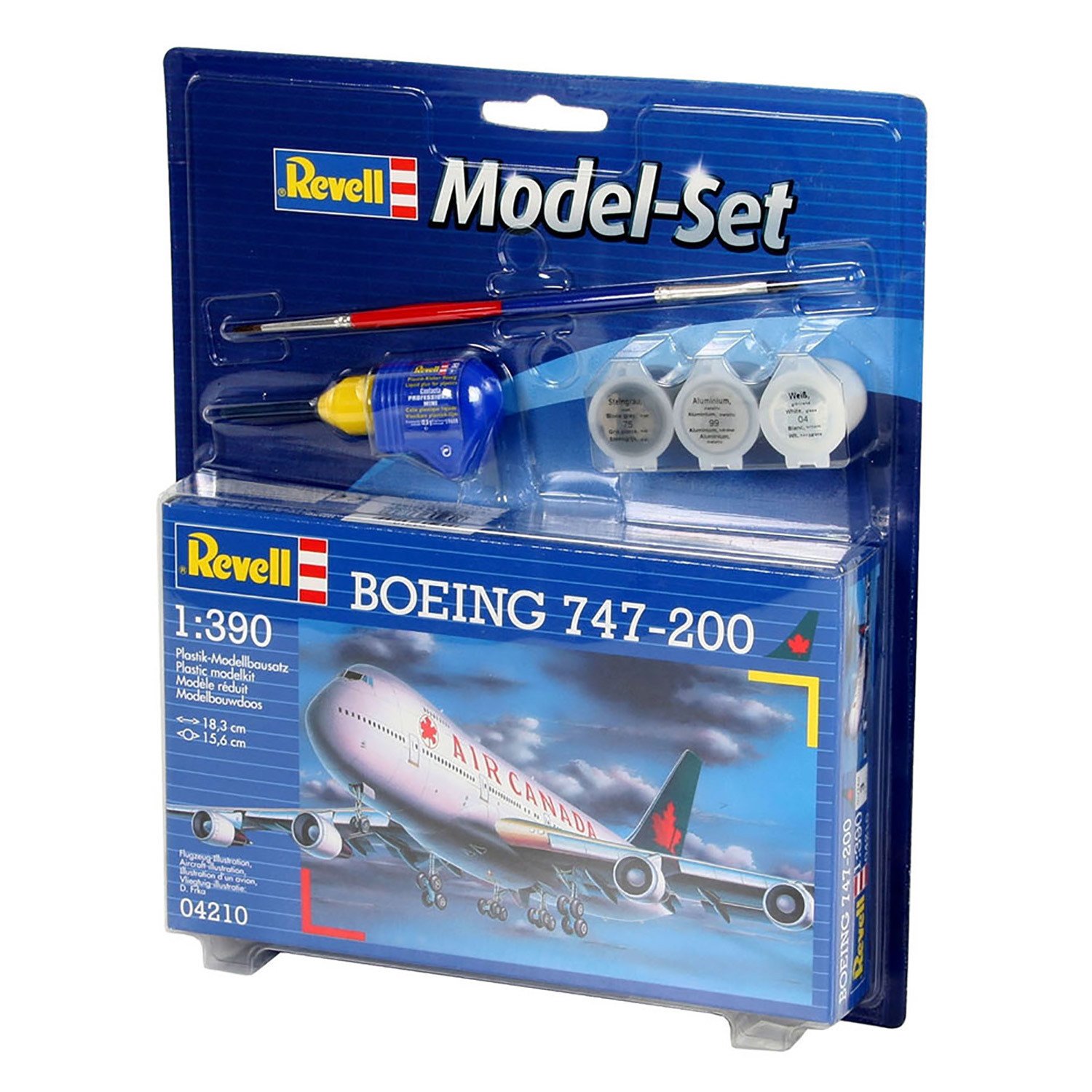 Подарочный набор Revell со сборной моделью Boeing 747