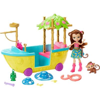 Игровой набор Mattel Enchantimals - Джунгли-лодка GFN58