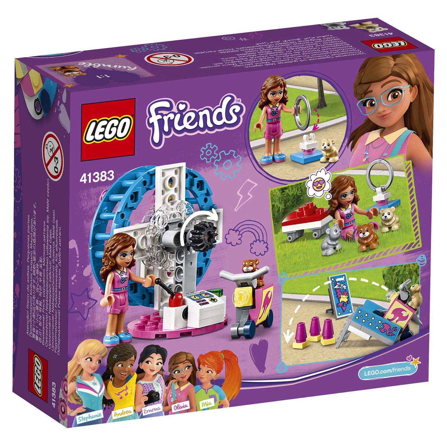 Конструктор LEGO Friends 41383 Игровая площадка для хомячка Оливии