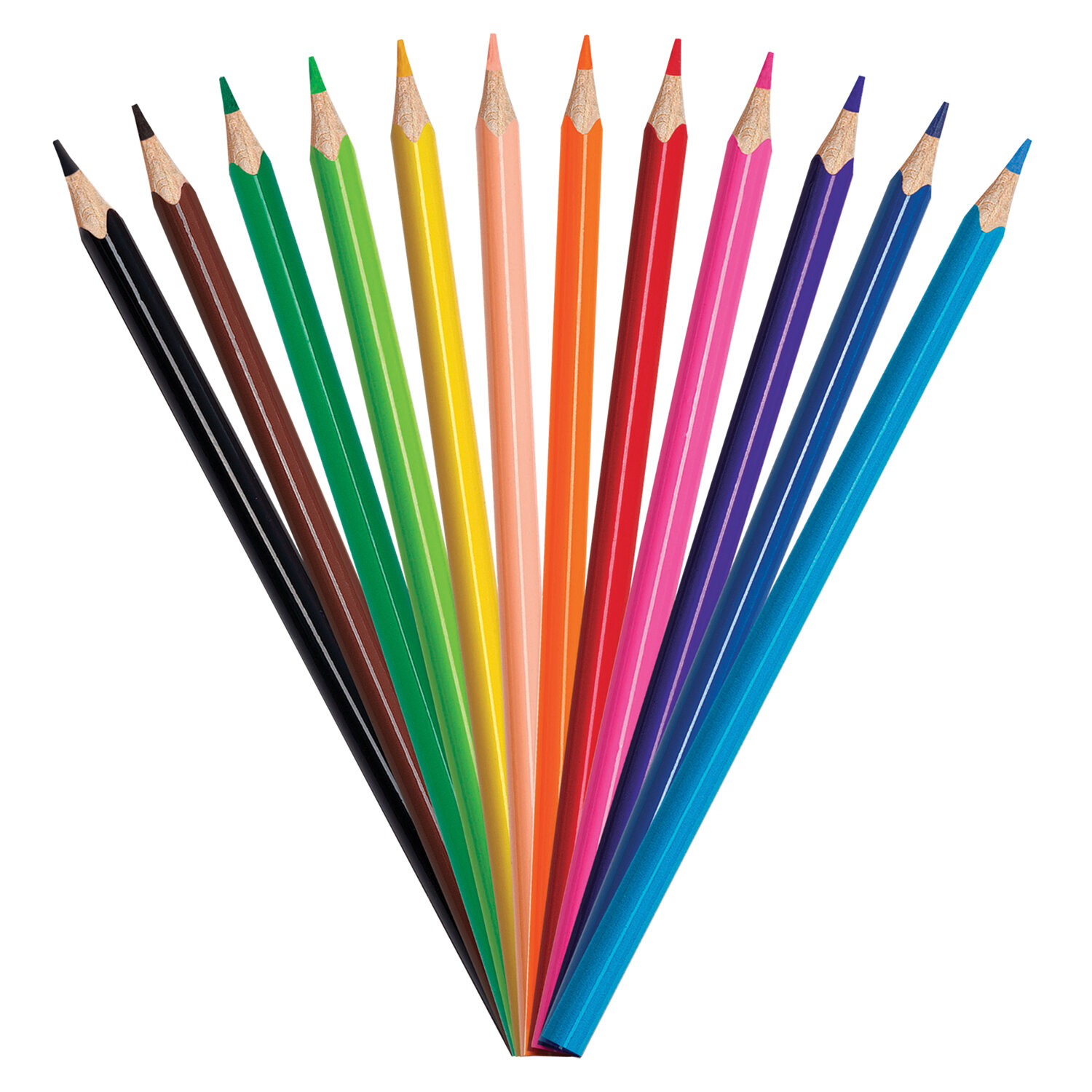 Карандаши цветные акварельные MAPED (Франция) "Color'Peps", 12 цветов + кисть, 2,9 мм, европодвес, 836011