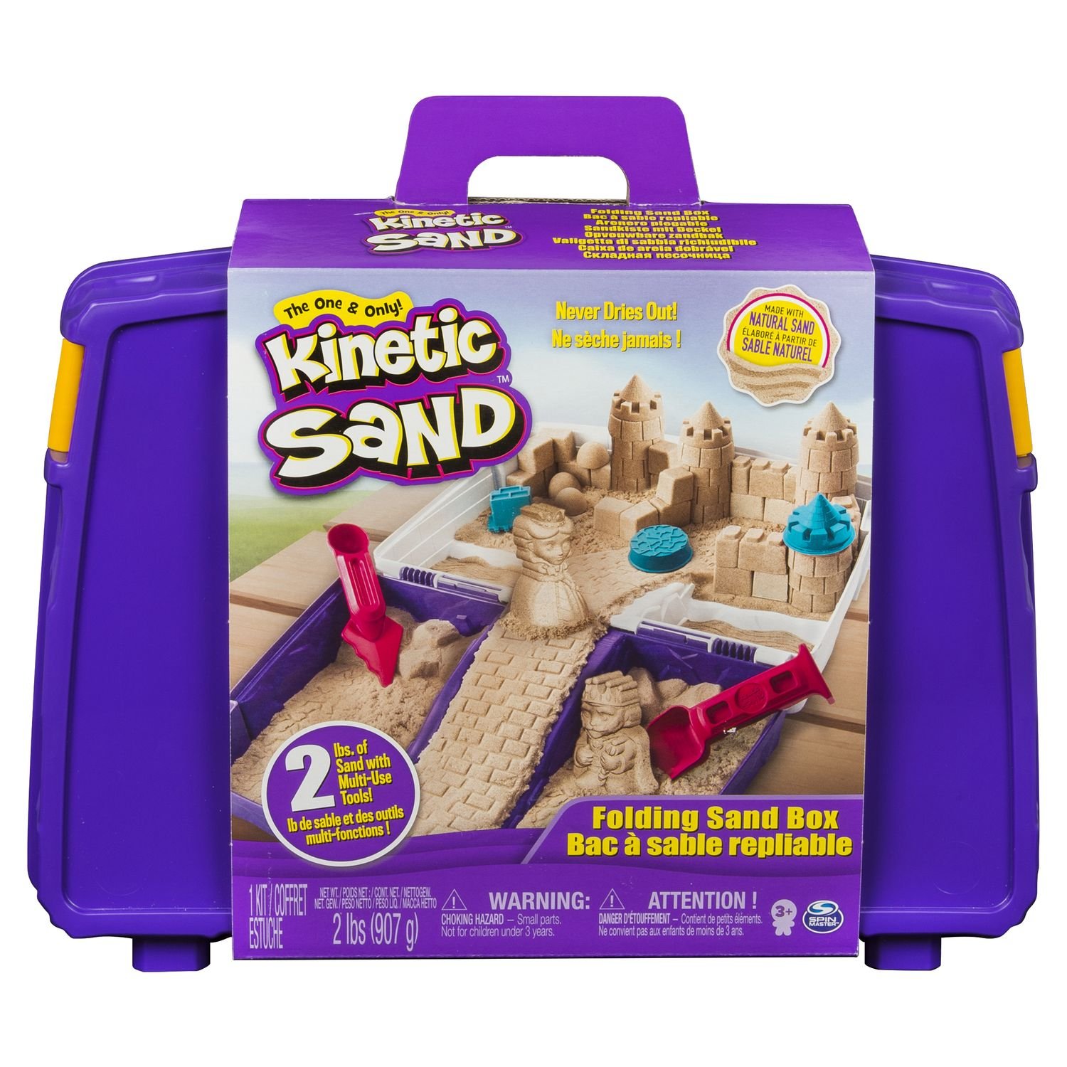 Песок кинетический Kinetic Sand с лотком-песочницей 6037447