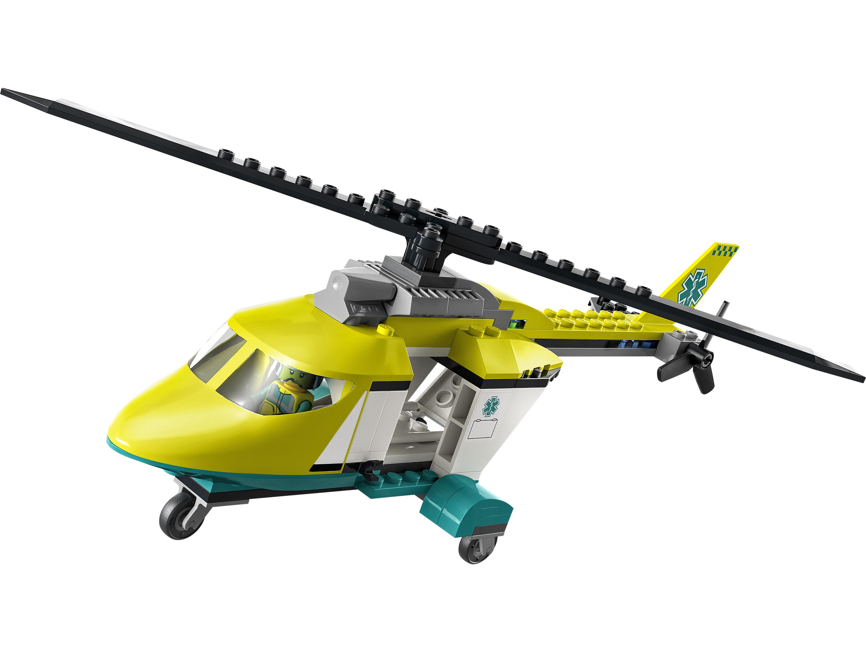 Конструктор LEGO City Great Vehicles 60343 Грузовик для спасательного вертолёта