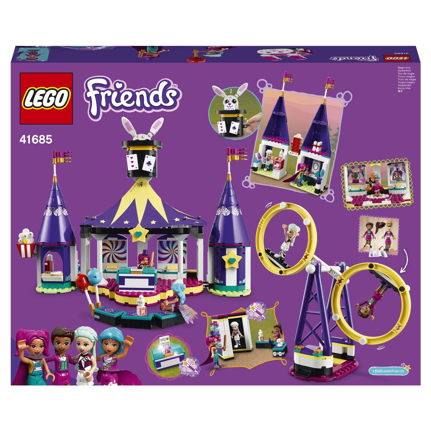 Конструктор LEGO Friends 41685 Американские горки на Волшебной ярмарке