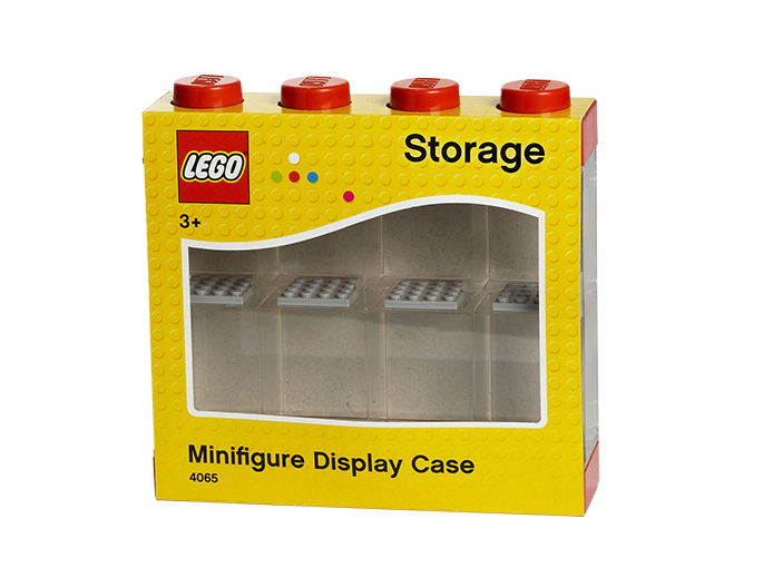 Контейнер LEGO Minifigure display case 8 красный (4065)