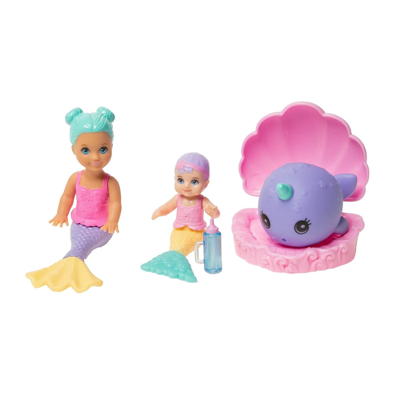 Кукла Barbie с маленькими русалочками, FXT25