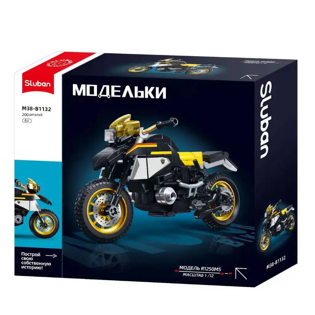 Конструктор Sluban Мотоцикл R1250 200деталей M38-B1132