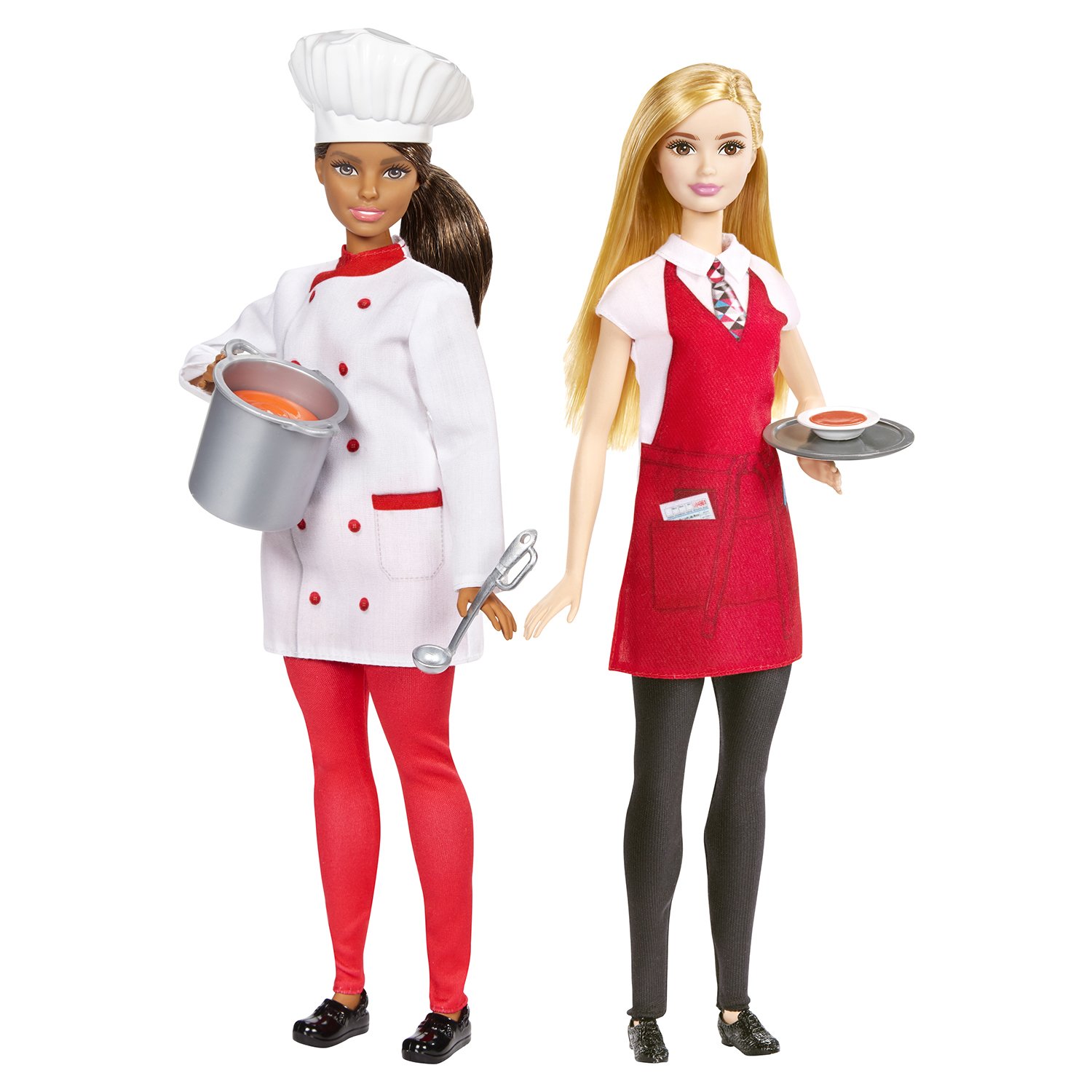 Набор Barbie Барби и друзья Кухня Повар и официант, FCP66