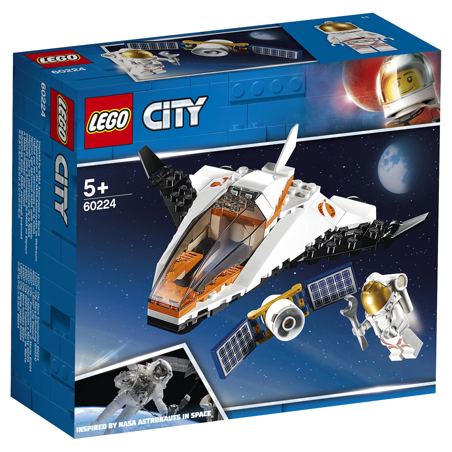 Конструктор LEGO City 60224 Миссия по ремонту спутника