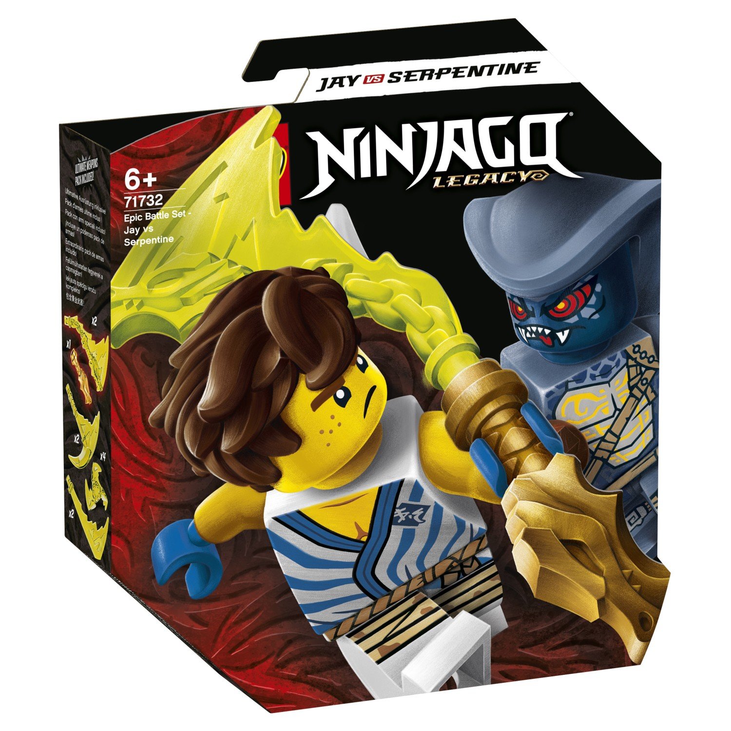Конструктор LEGO Ninjago 71732 Легендарные битвы: Джей против воина-серпентина
