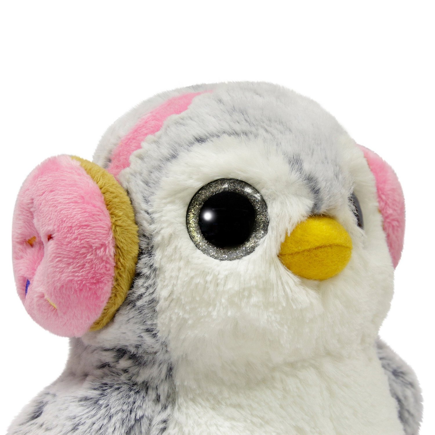 Игрушка мягкая Aurora Пингвин в наушниках 161476D