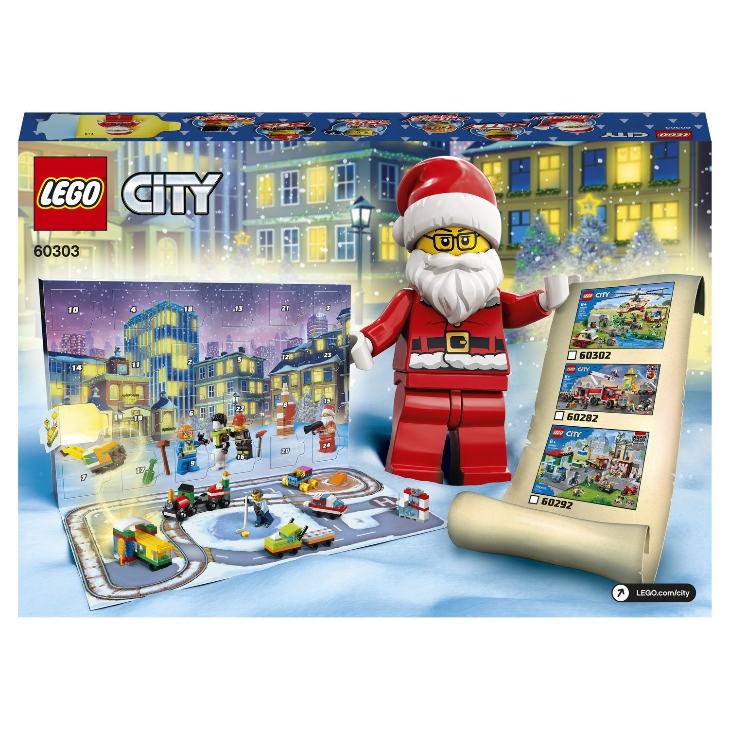 Конструктор Lego City 60352 Новогодний календарь, 2023