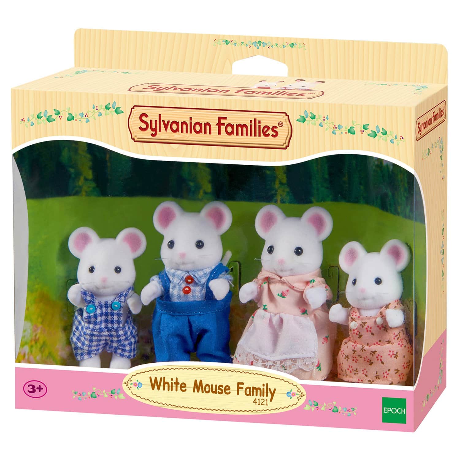 Фигурки Sylvanian Families Семья белых мышей 3111/4121