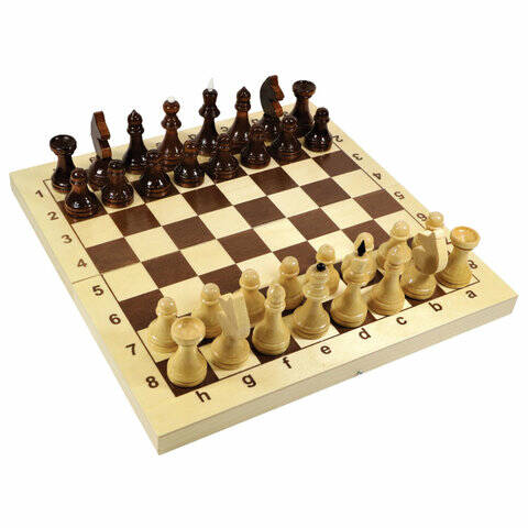 Игра настольная "Десятое королевство" Набор Шахматы деревянные (поле 29х29см) 02845