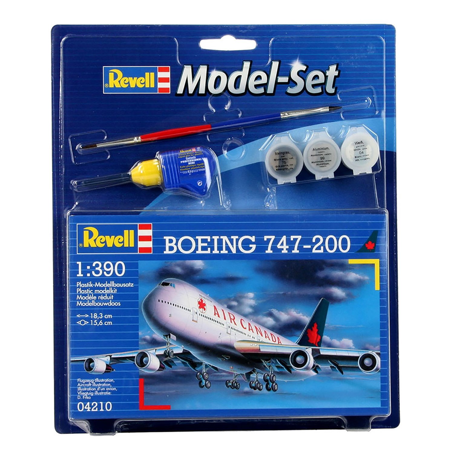 Подарочный набор Revell со сборной моделью Boeing 747