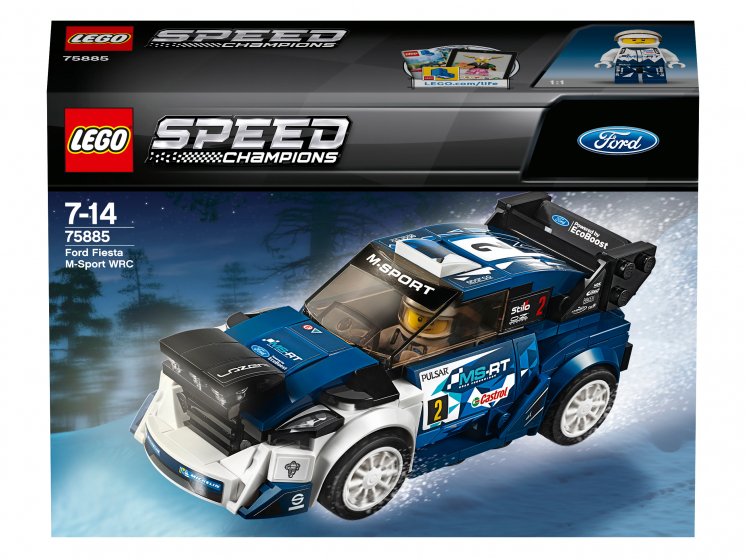 Конструктор LEGO Speed Champions 75885 Ford Fiesta M-Sport WRC