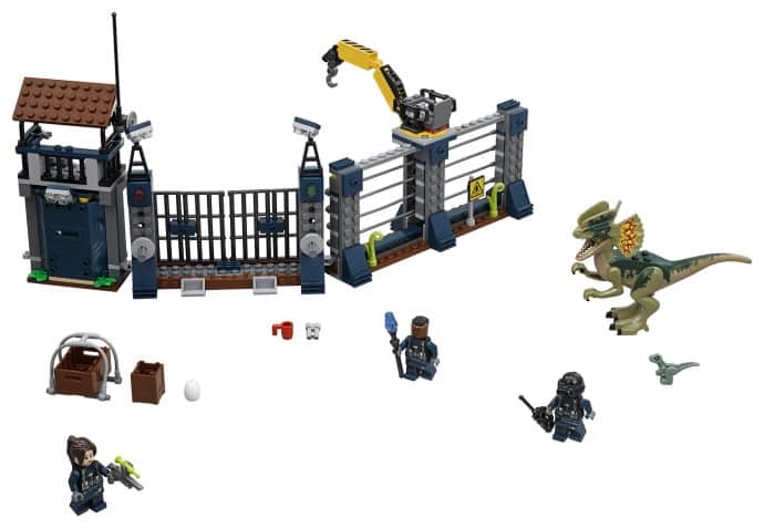 Конструктор LEGO Jurassic World 75931 Нападение дилофозавра на сторожевой пост