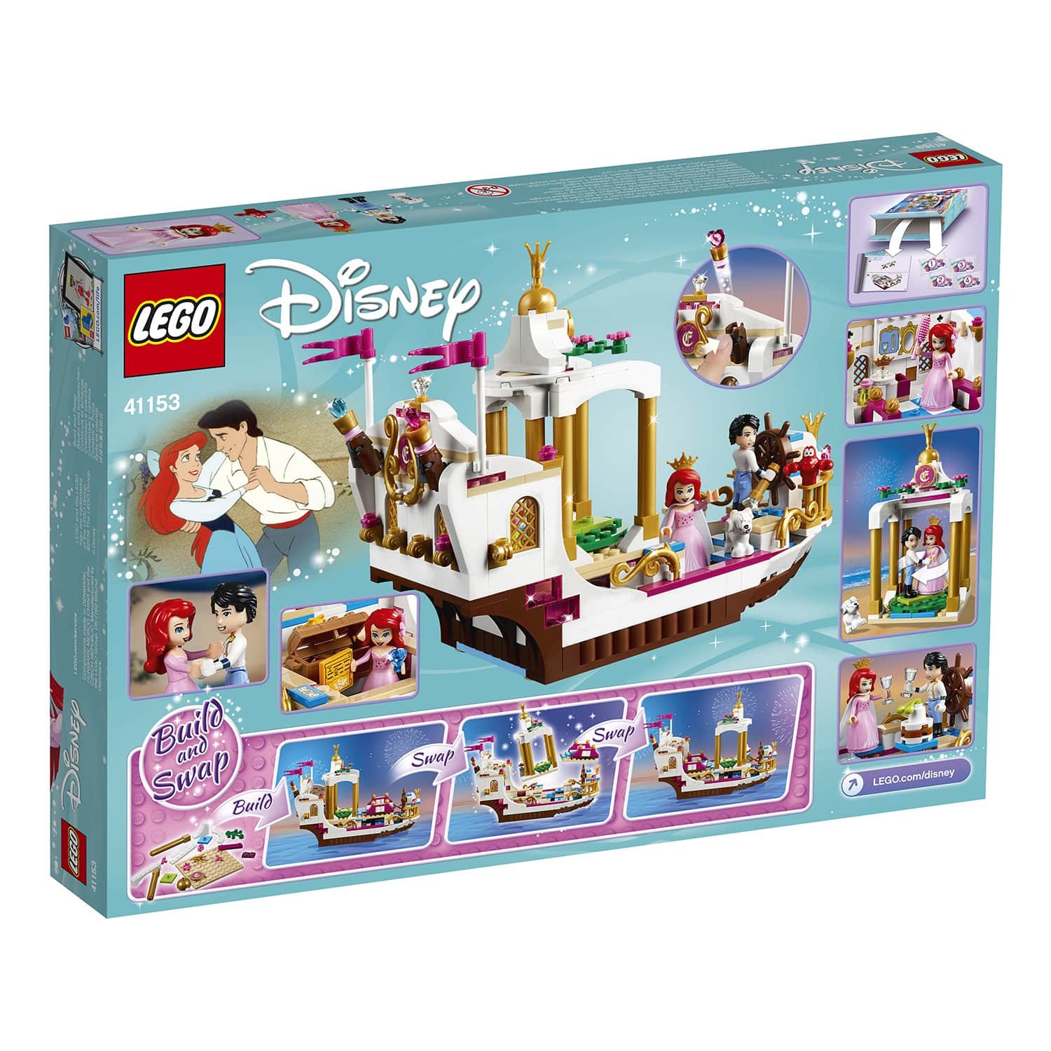 Конструктор LEGO Disney Princess 41153 Королевский корабль Ариэль