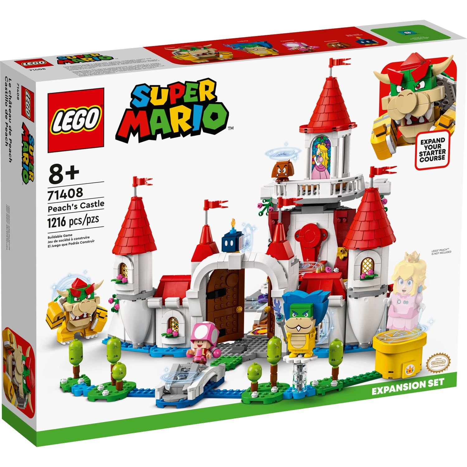 Конструктор LEGO Super Mario Замок принцессы Пич 71408