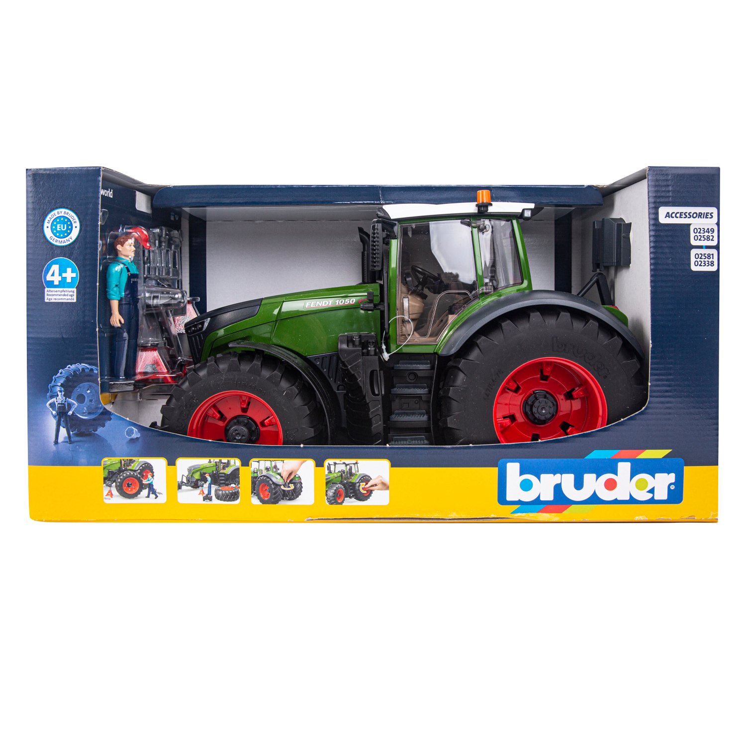 Трактор Bruder Fendt 1050 Vario с фигуркой и аксессуарами 04-041