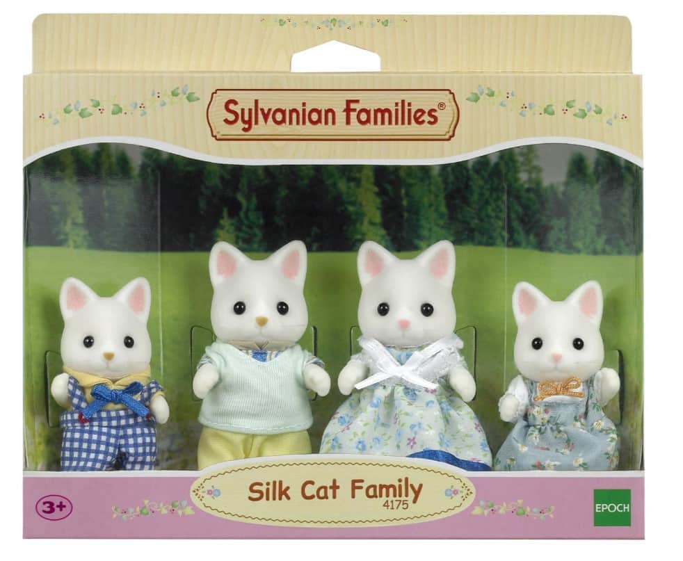 Игровой набор Sylvanian Families Семья шёлковых кошек 3143/4175