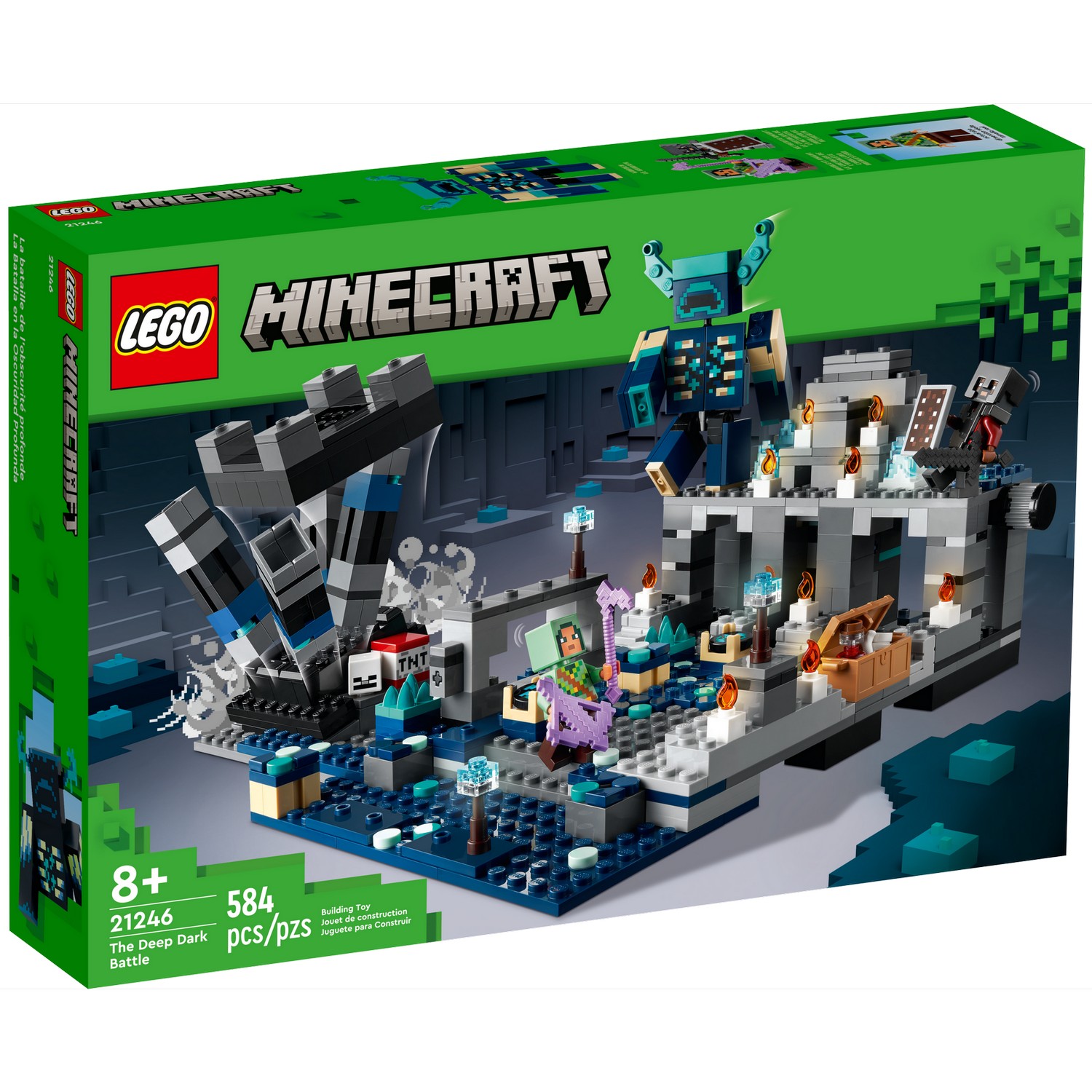Конструктор LEGO Minecraft 21246 Глубокая темная битва