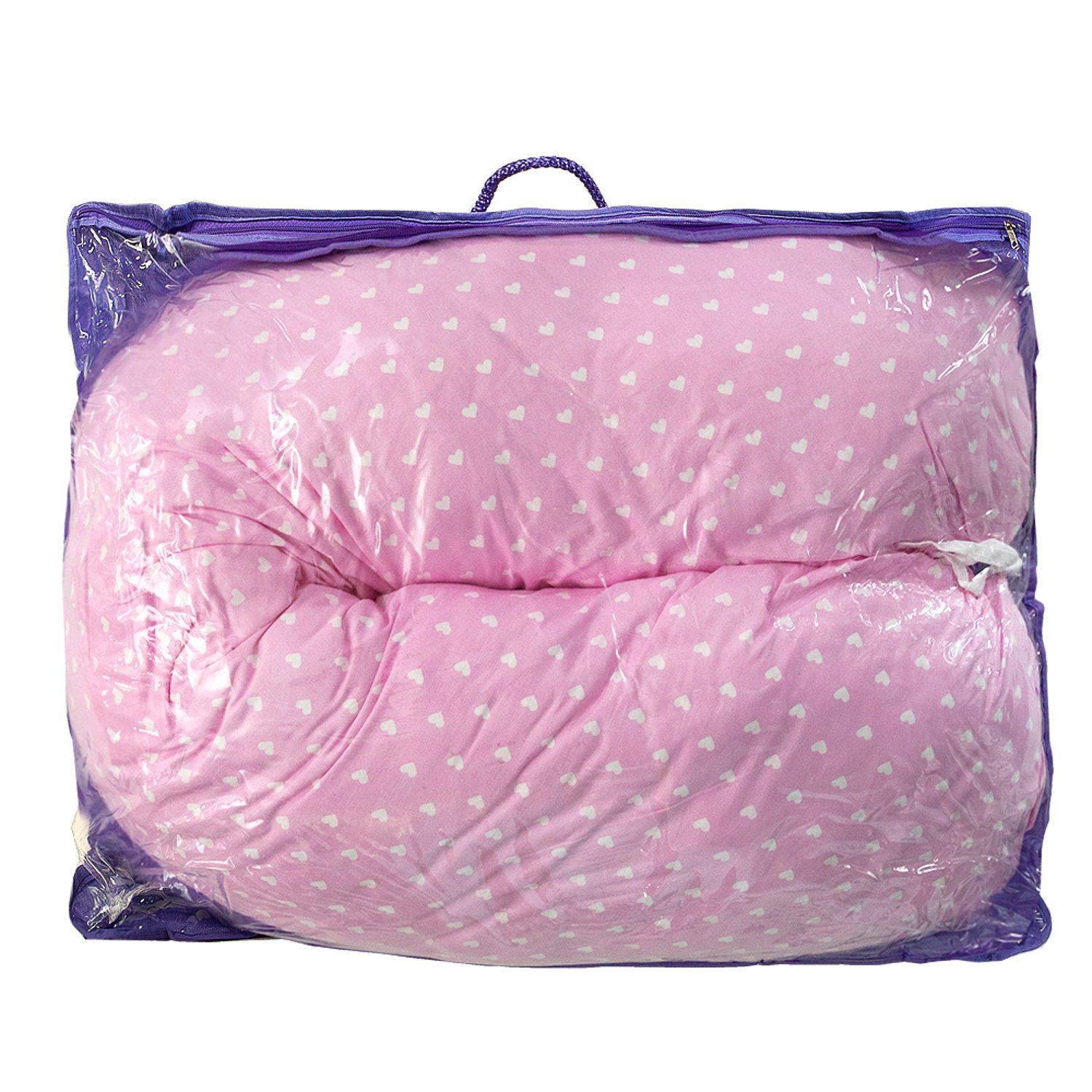 Подушка для беременных Amarobaby Бумеранг Любовь Розовый