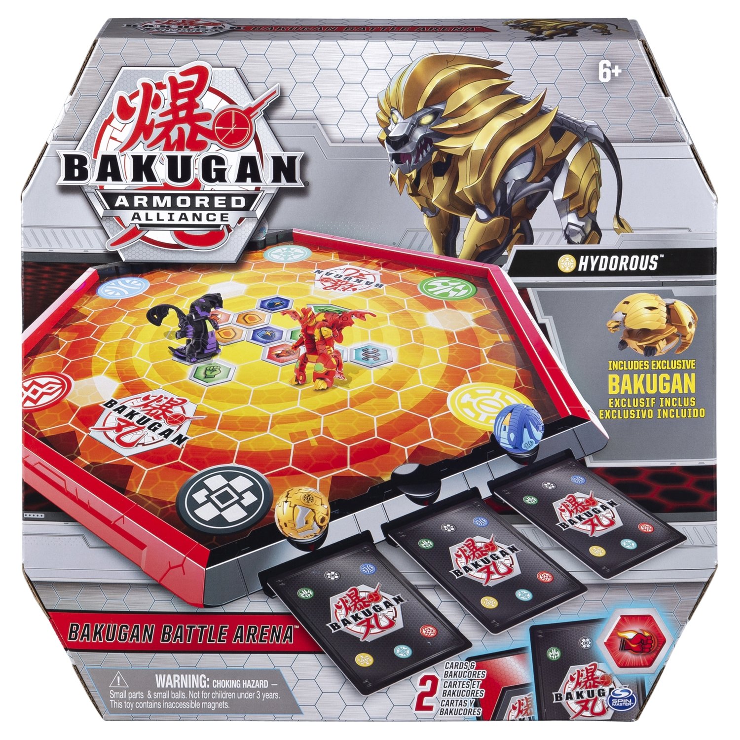 Набор игровой Bakugan с ареной и фигуркой трансформером 6056040