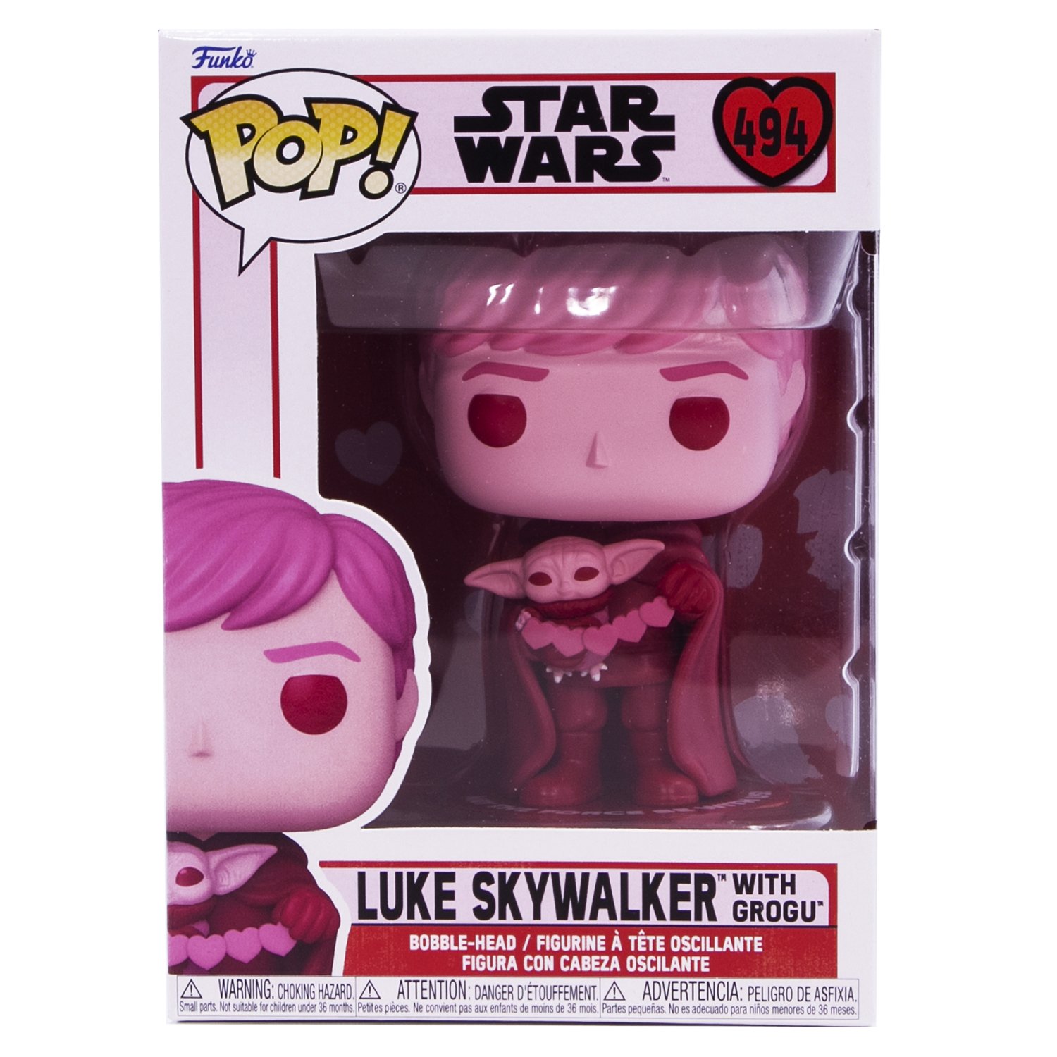 Игрушка Funko Pop Star Wars Valentines Luke Skywalker With Grogu 60125 Fun25492126