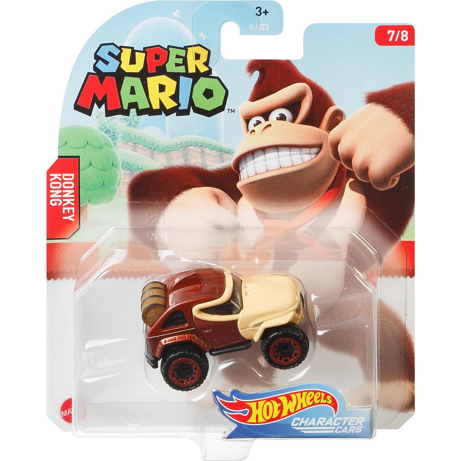 Внедорожник Hot Wheels Character Cars Super Mario Donkey Kong (GJJ23/GPC14) 1:64
