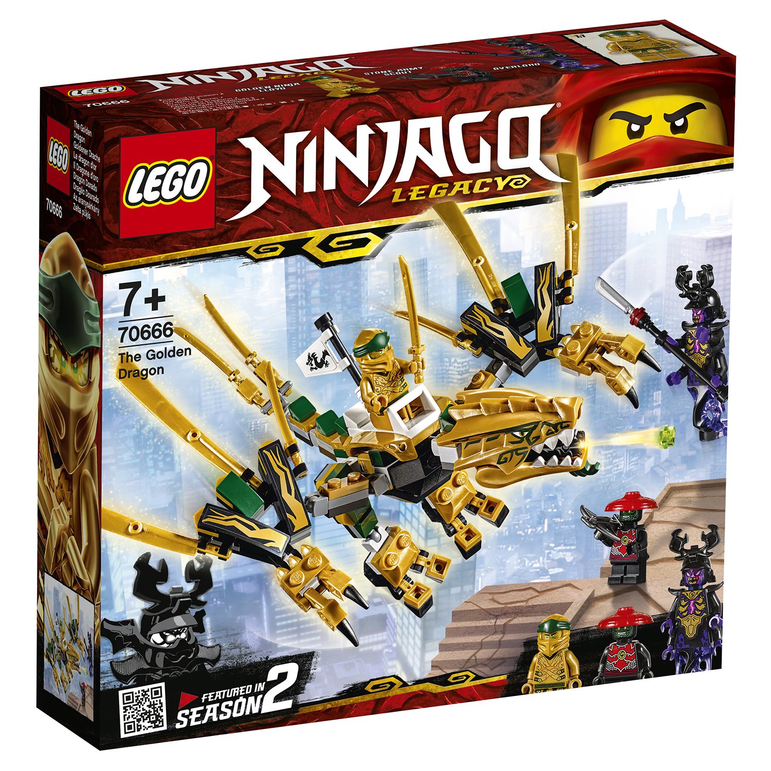 Конструктор LEGO NINJAGO 70666 Золотой Дракон
