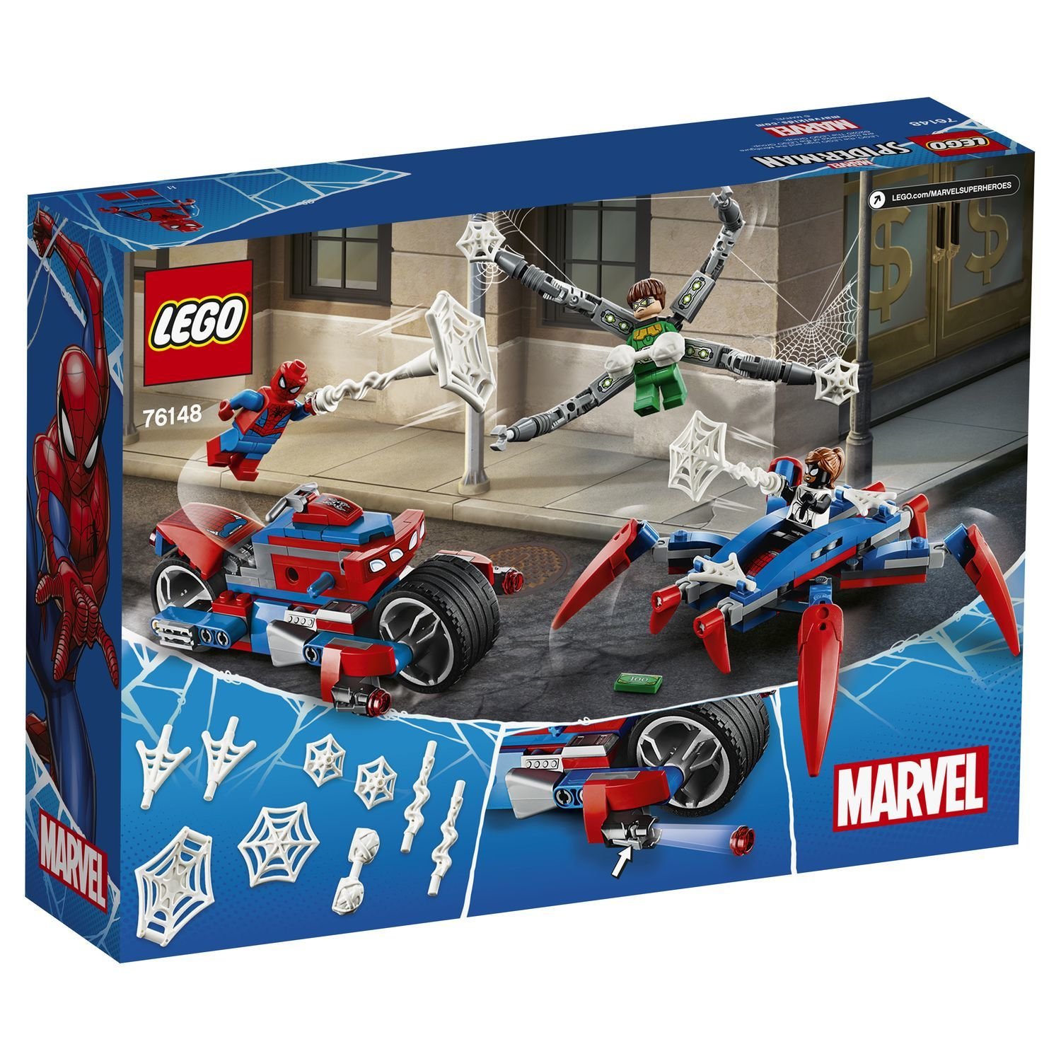 Конструктор LEGO Marvel Super Heroes 76148 Spiderman Человек-Паук против Доктора Осьминога