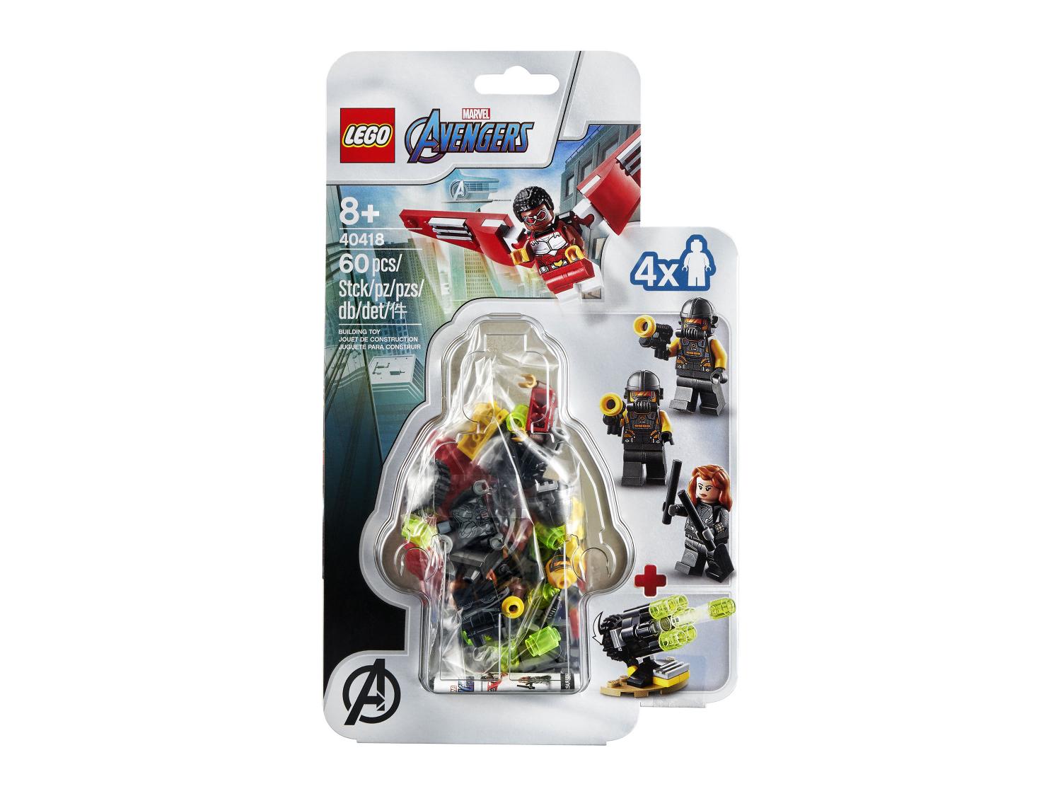 Конструктор LEGO Minifigures Серия Super Heroes 40418 Сокол и Черная Вдова