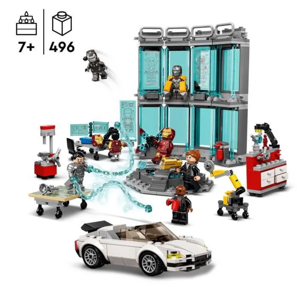 Конструктор LEGO Super Heroes 76216 Оружейная палата Железного человека