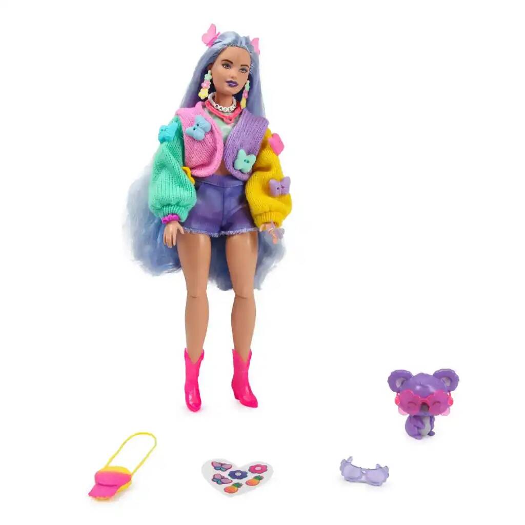 Кукла Barbie Экстра с лавандовыми волосами HKP95