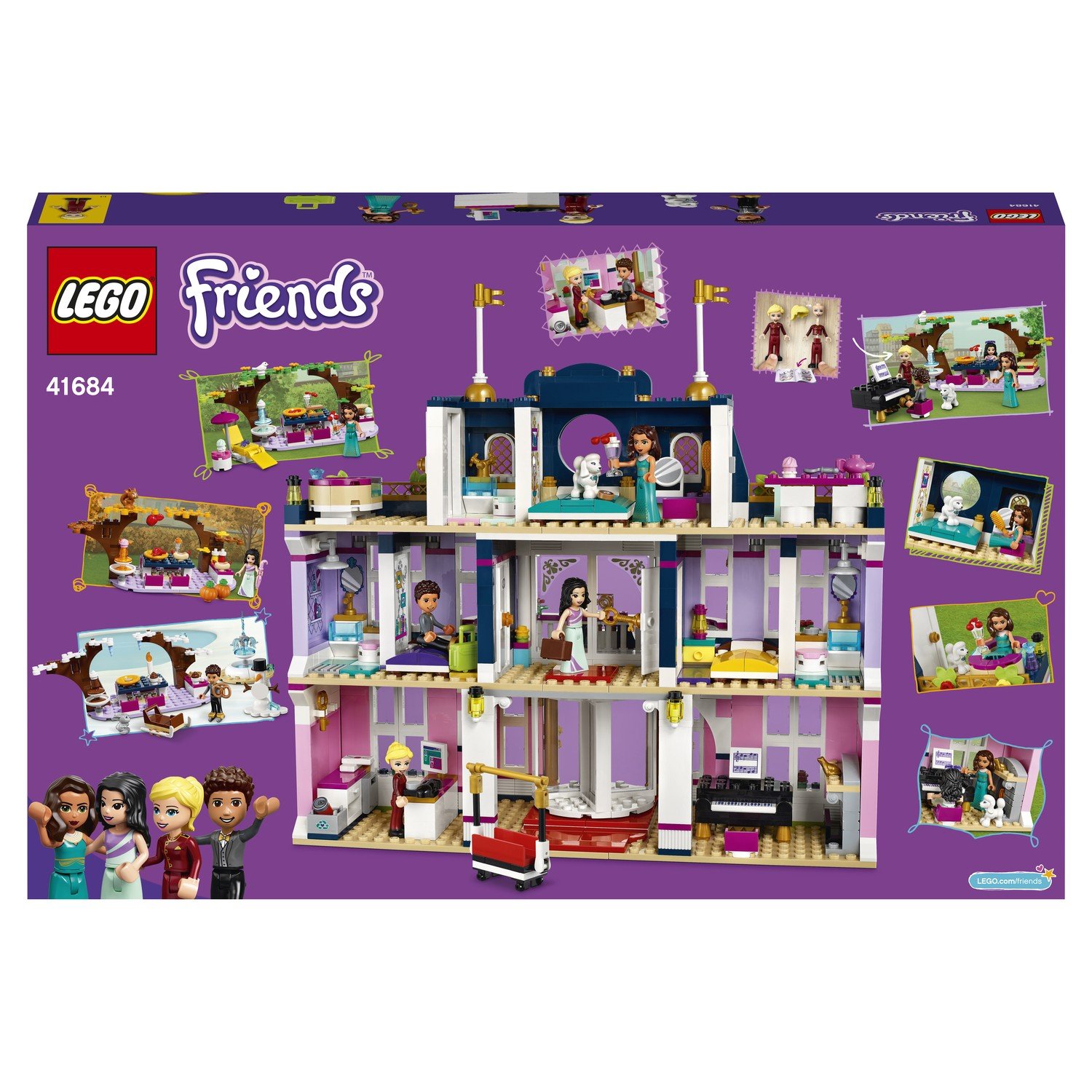 Конструктор LEGO Friends Гранд-отель Хартлейк Сити 41684