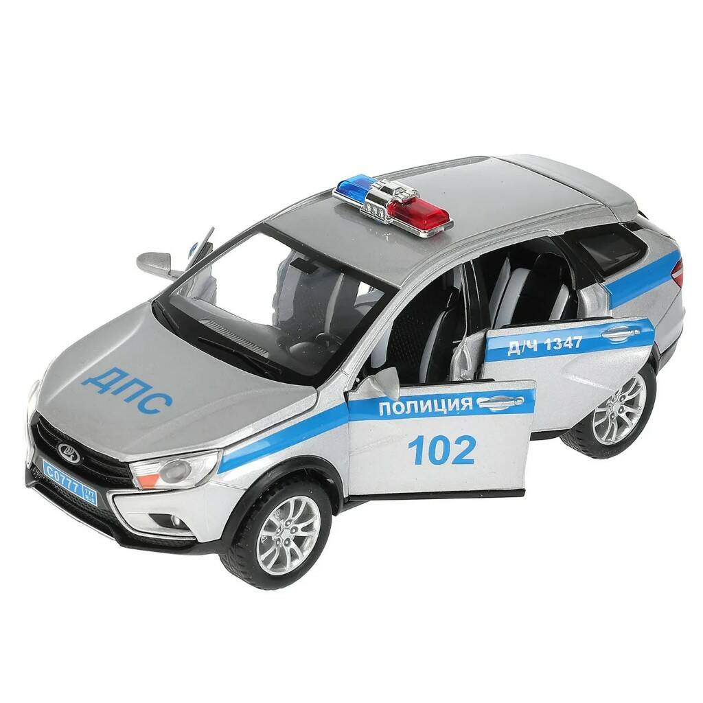 Машина Технопарк Lada Vesta Sw Cross Полиция 312709