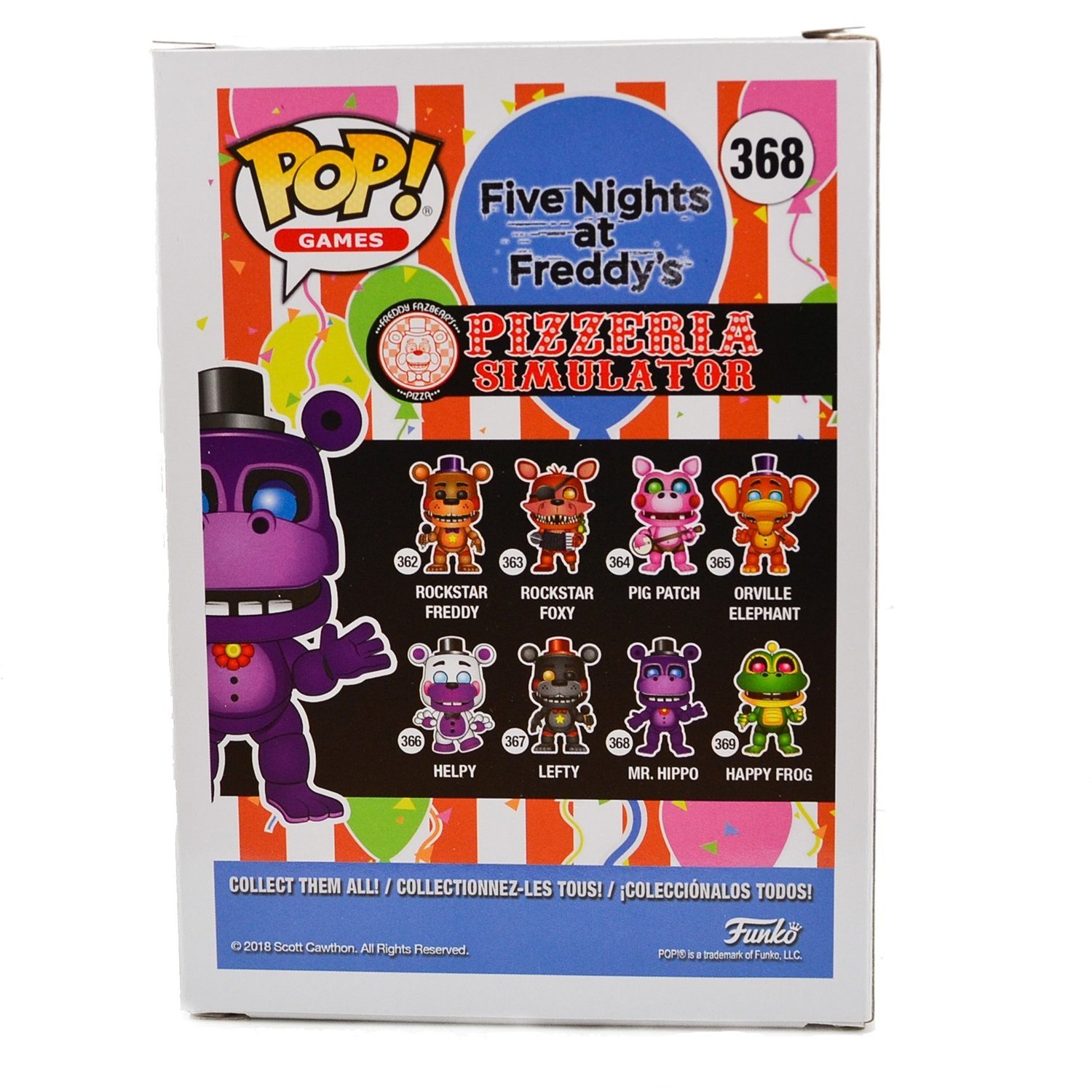 Фигурка Funko Pop vinyl Games Fnaf pizza Lefty Fun1487