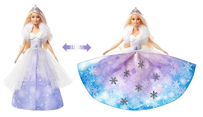 Интерактивная кукла Barbie Снежная принцесса, GKH26