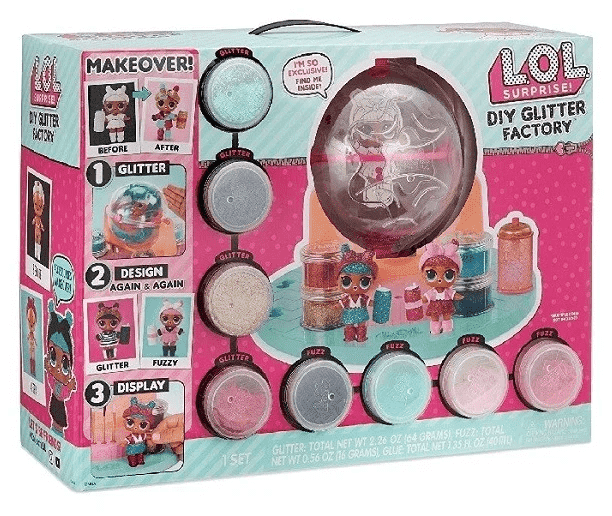 Игровой набор MGA Entertainment LOL DIY Glitter Factory, 556299