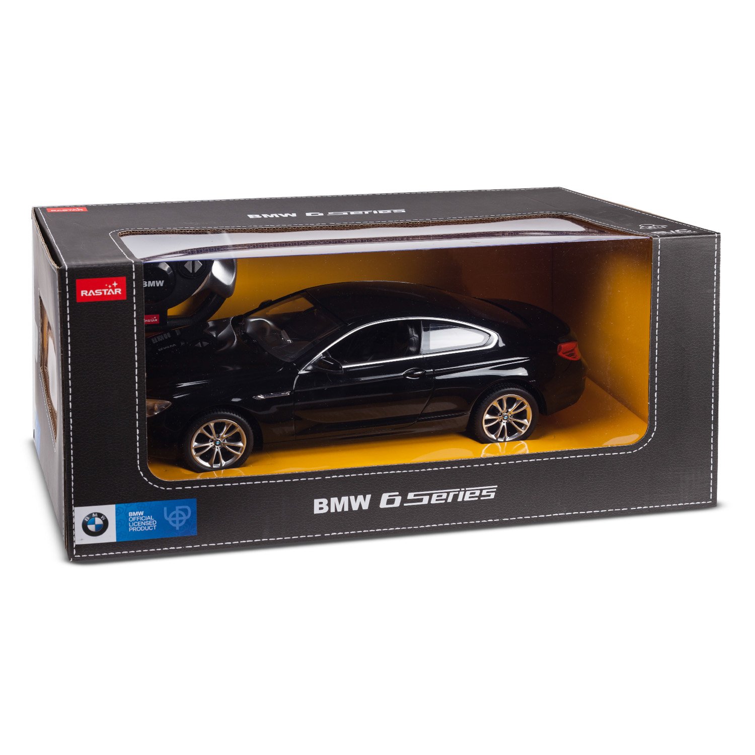Машинка радиоуправляемая Rastar BMW 6 Series 1:14 черная