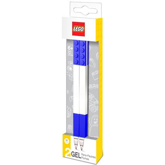 Набор ручек LEGO гелевых 2шт Синие 51503