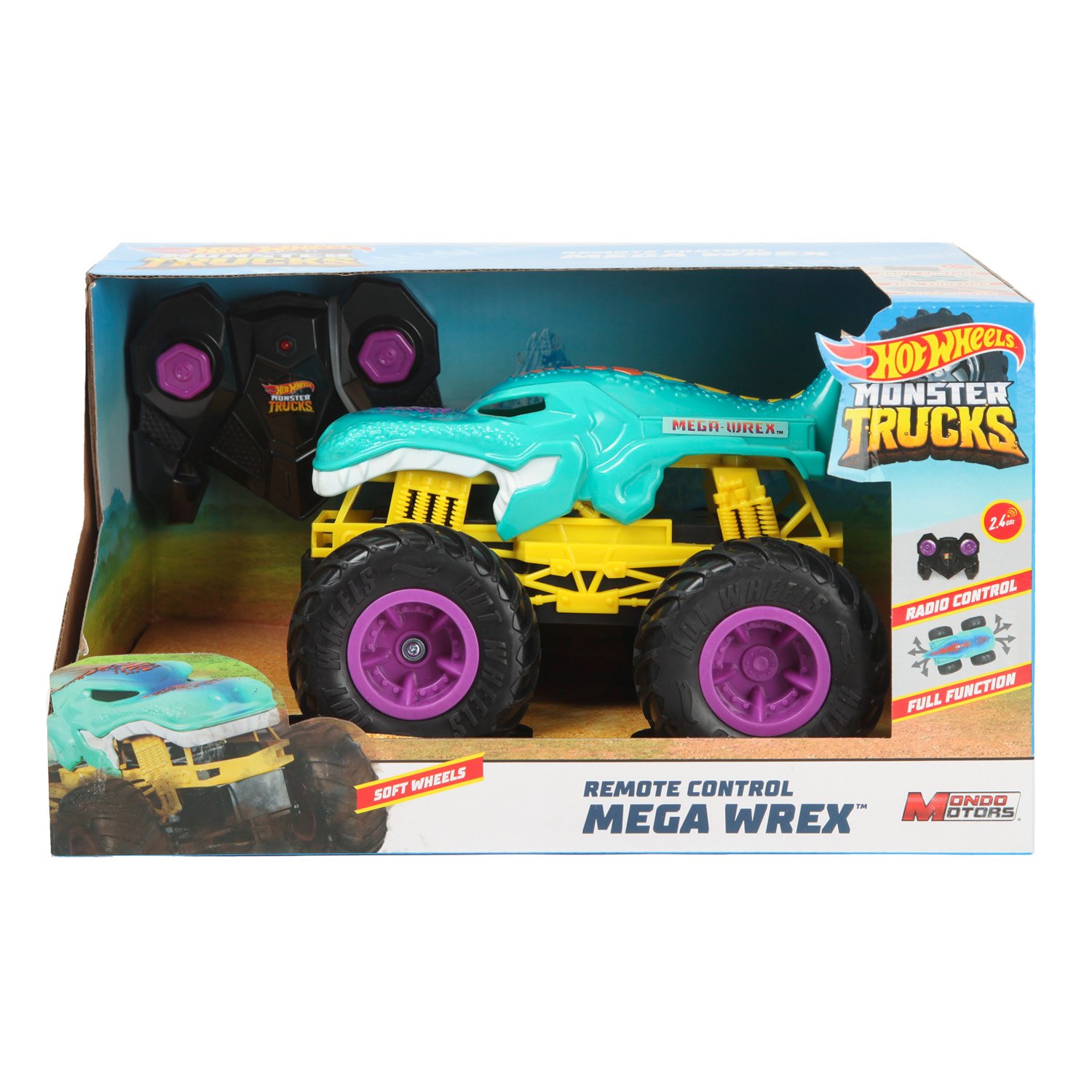 Машина Hot Wheels РУ Mega Wrex 63680