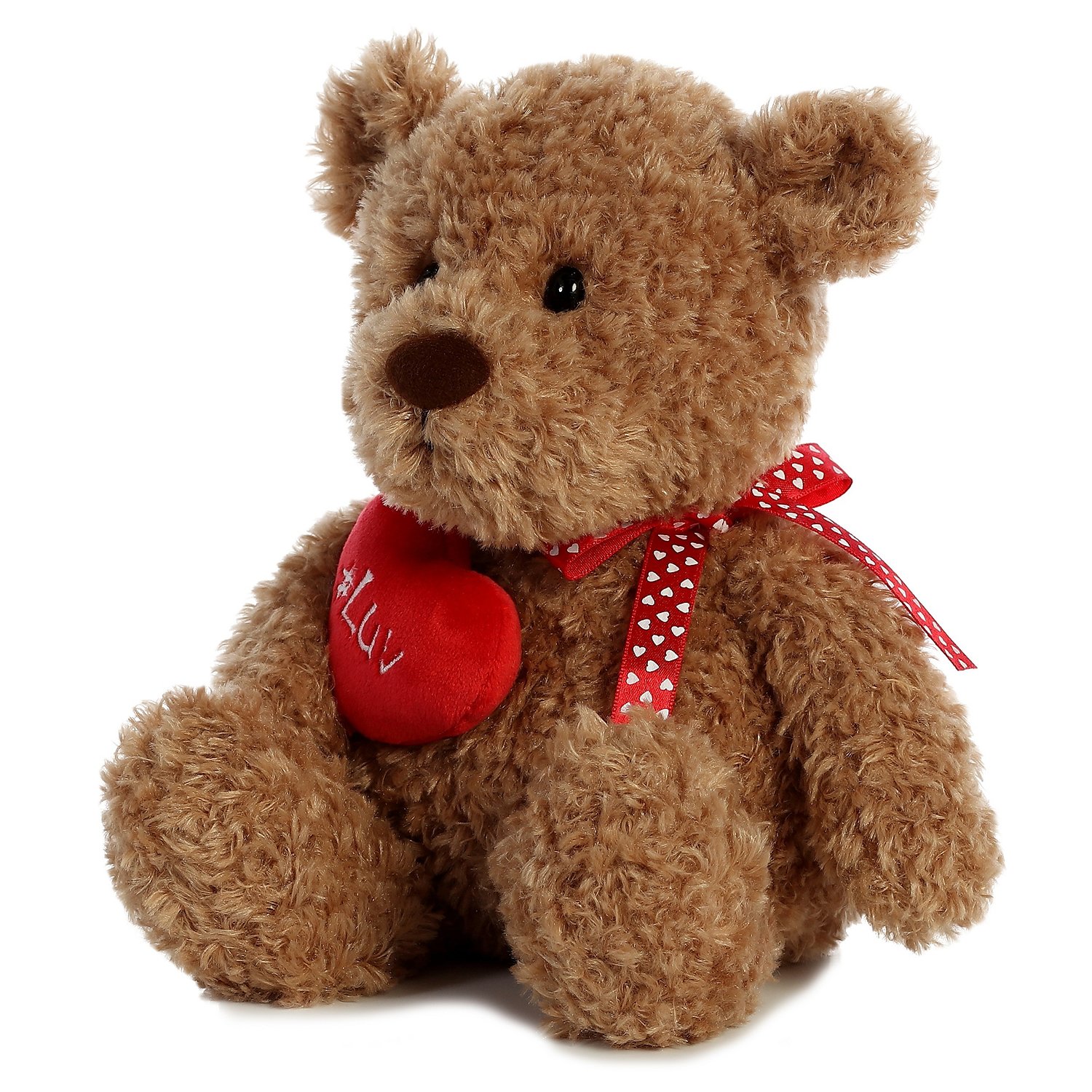 Мягкая игрушка Aurora Медведь с сердечком 151026A