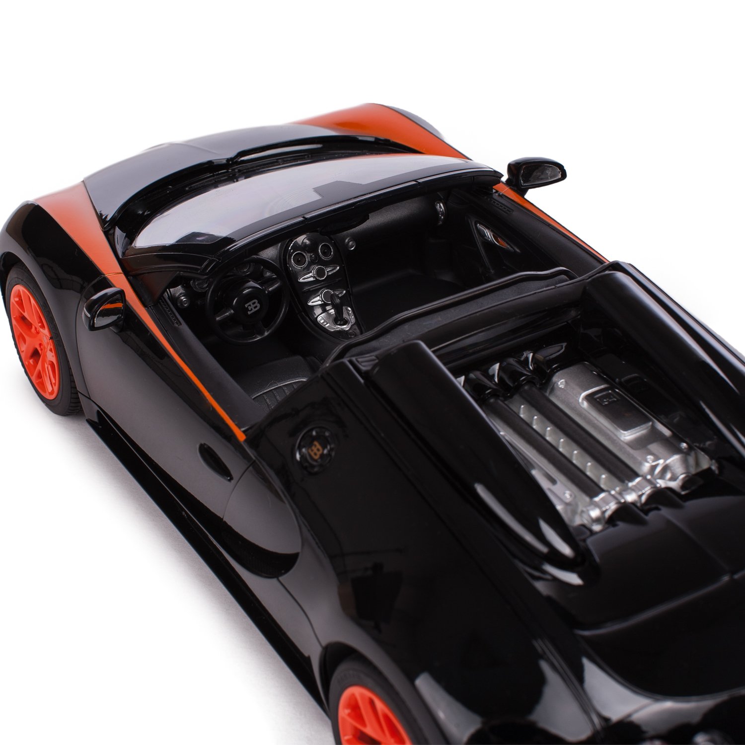 Машинка на радиоуправлении Rastar Bugatti Vitesse USB 1:14 Черная